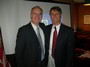 Marc O'Brien with Sam Corda of the Cambridge Water Dept.